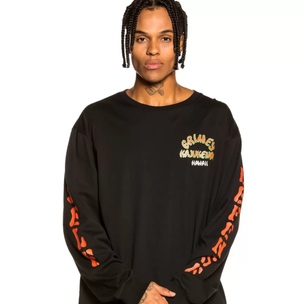 Grimey Camiseta Manga Larga "Destroy All Fear" - Black | Fall 21 New