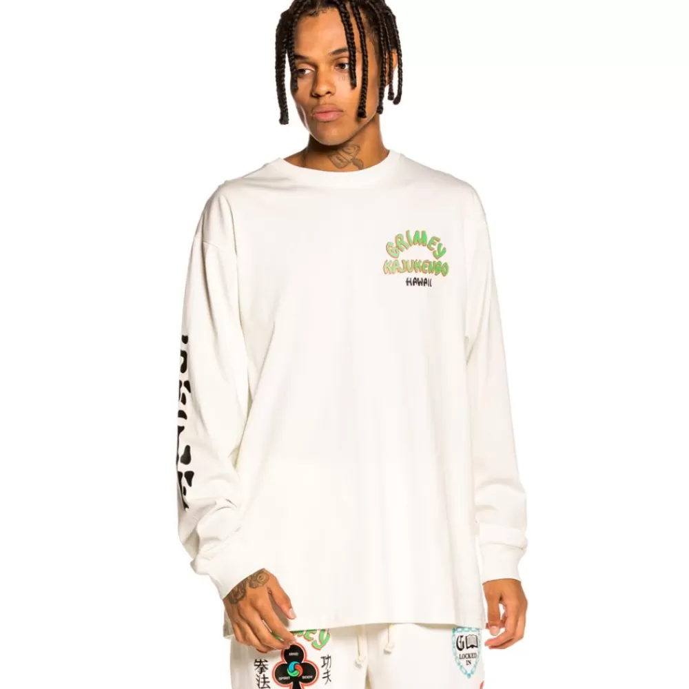 Grimey Camiseta Manga Larga "Destroy All Fear" - White | Fall 21 Shop