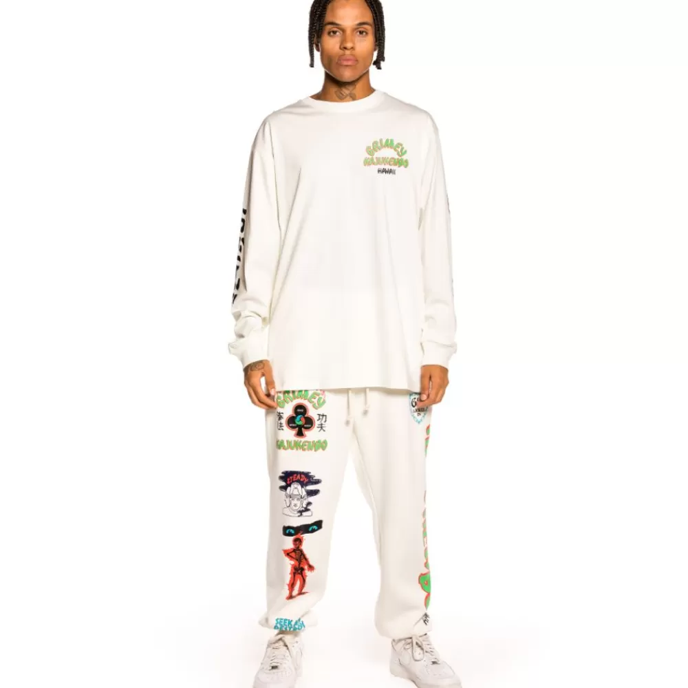 Grimey Camiseta Manga Larga "Destroy All Fear" - White | Fall 21 Shop