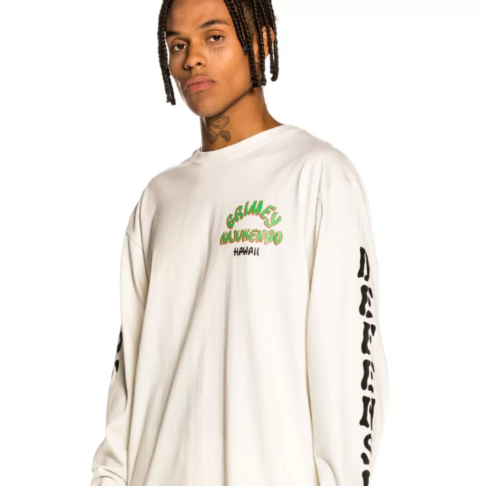 Grimey Camiseta Manga Larga "Destroy All Fear" - White | Fall 21 Shop