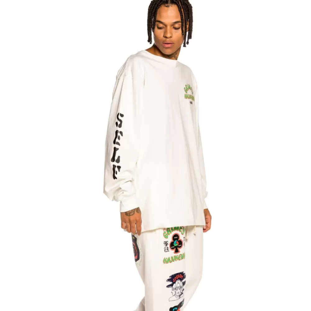 Grimey Camiseta Manga Larga "Destroy All Fear" - White | Fall 21 Shop