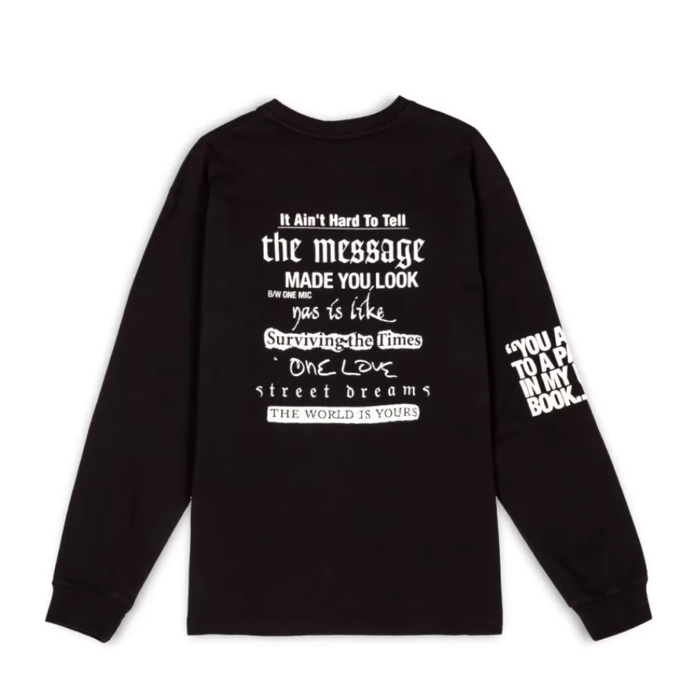 Grimey Camiseta Manga Larga "Iam" - Black | Fall 22 Store