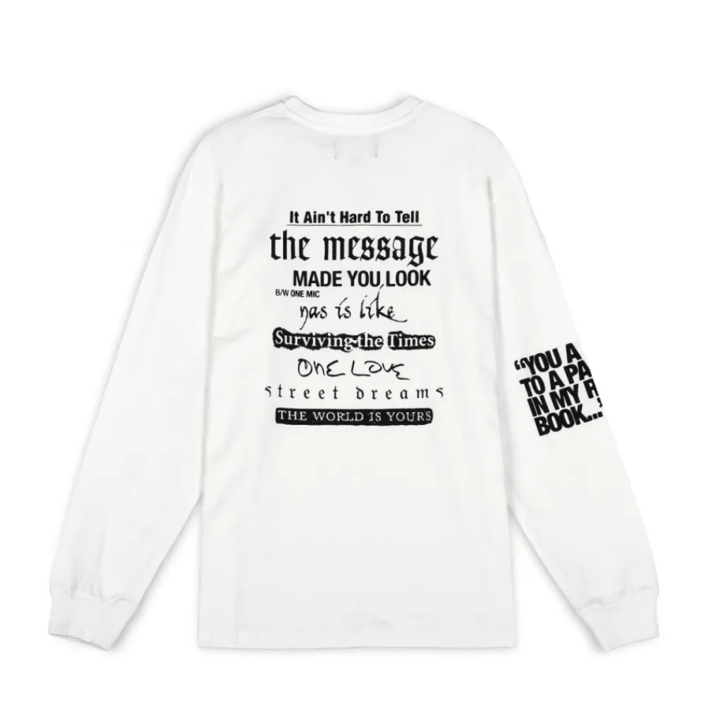 Grimey Camiseta Manga Larga "Iam" - White | Fall 22 Shop