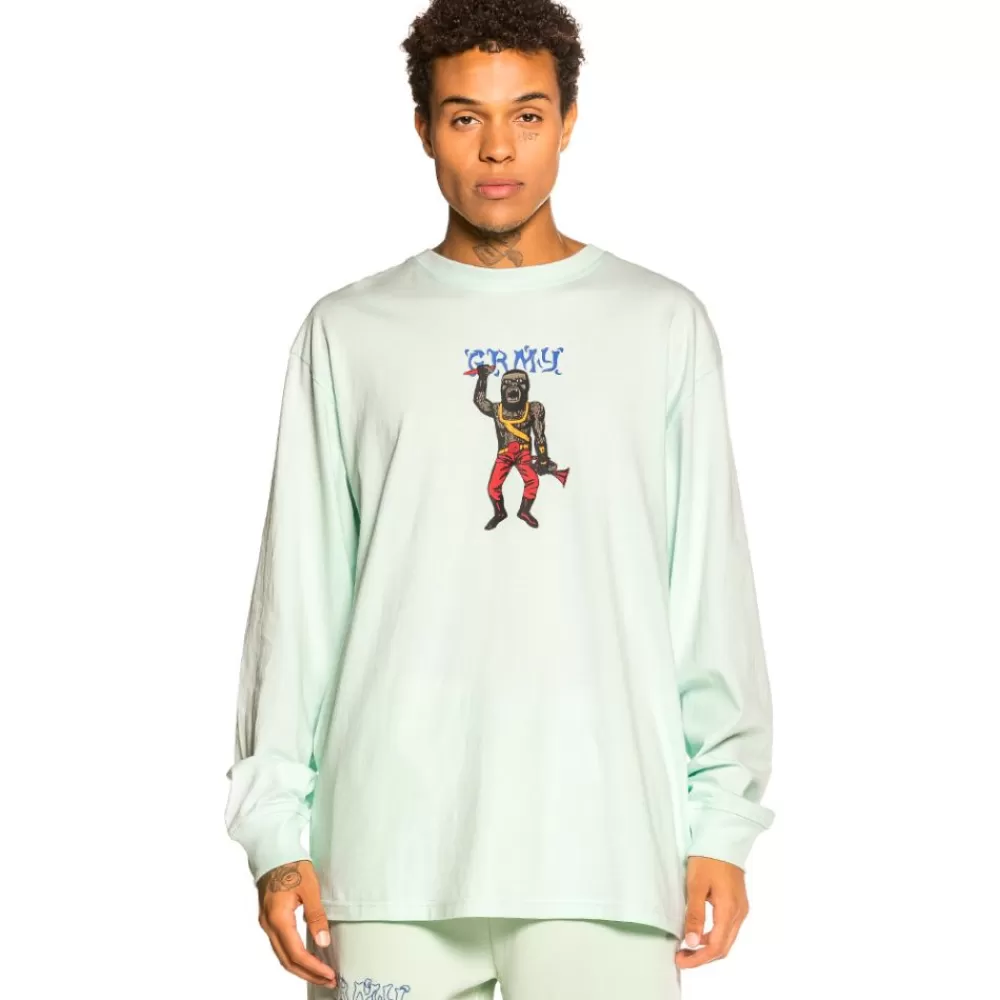 Grimey Camiseta Manga Larga "Jazz Thing" - Light Blue | Fall 21 Sale