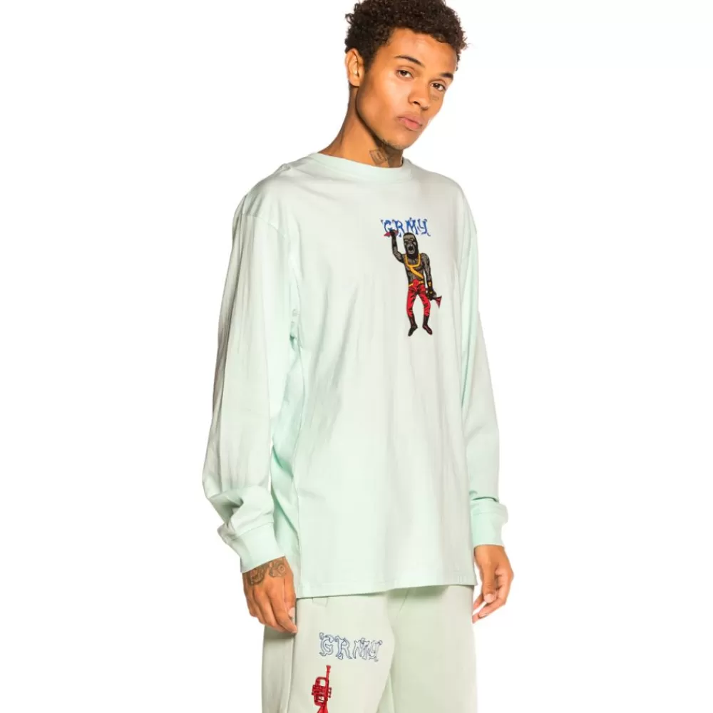 Grimey Camiseta Manga Larga "Jazz Thing" - Light Blue | Fall 21 Sale