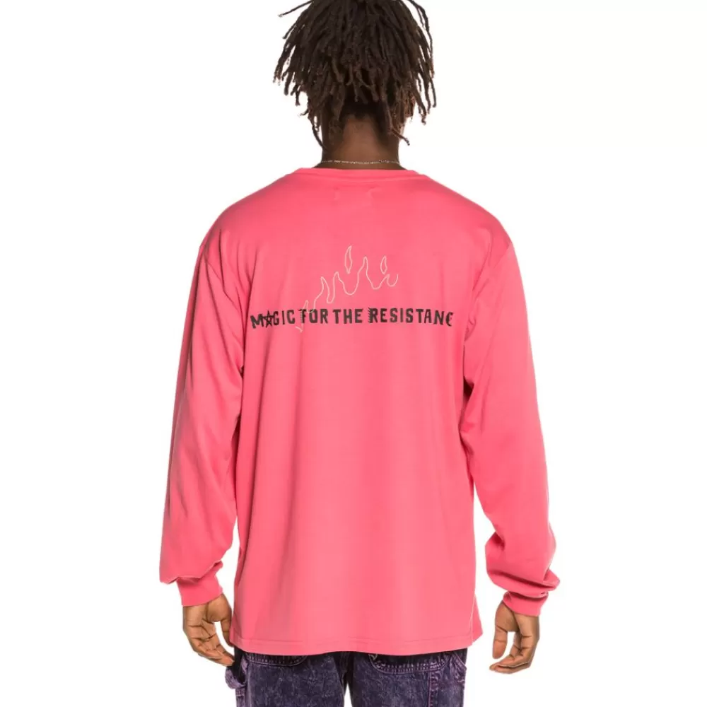 Grimey Camiseta Manga Larga "Liveution Magic 4 Resistance" Ls - Pink | Spring 21 Clearance