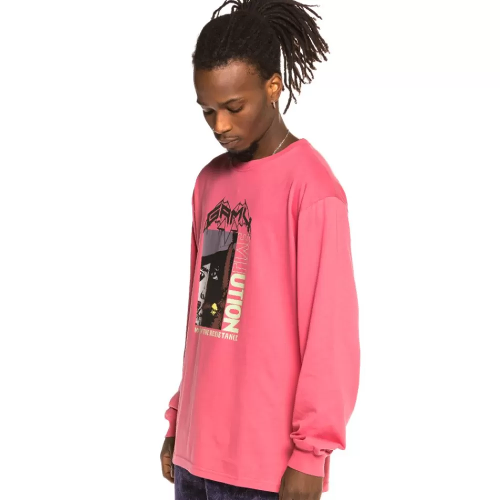 Grimey Camiseta Manga Larga "Liveution Magic 4 Resistance" Ls - Pink | Spring 21 Clearance