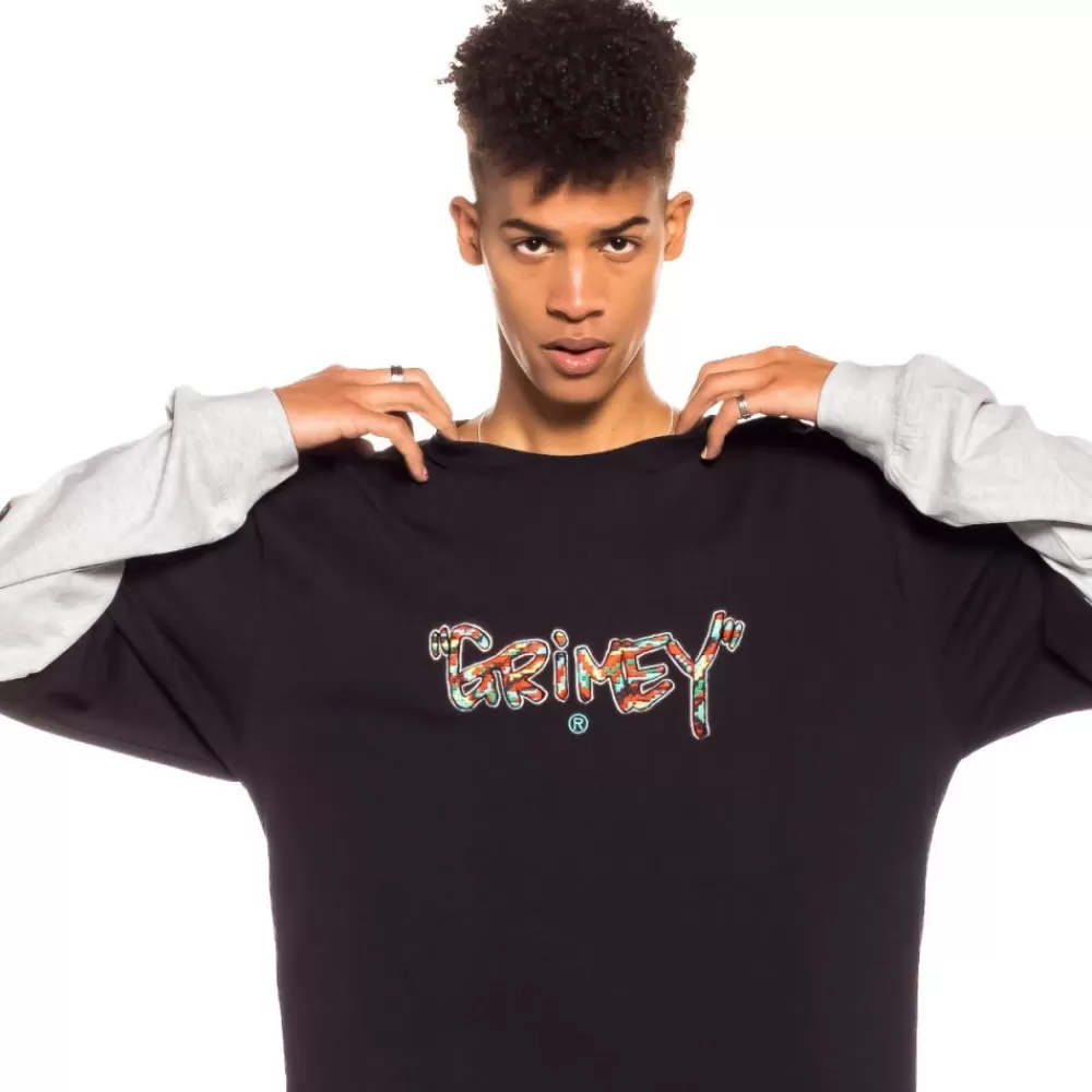 Grimey Camiseta Manga Larga Nine Winds Ls - Black | Spring 22 Shop