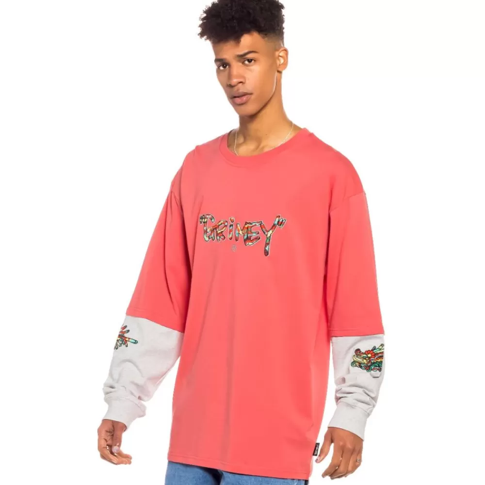 Grimey Camiseta Manga Larga Nine Winds Ls - Coral | Spring 22 Cheap