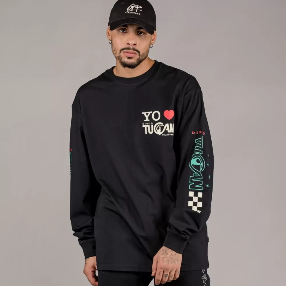 Grimey Camiseta Manga Larga "Pasion Gamberra (Gp X Grmy)" - Black | Fall 22 Shop