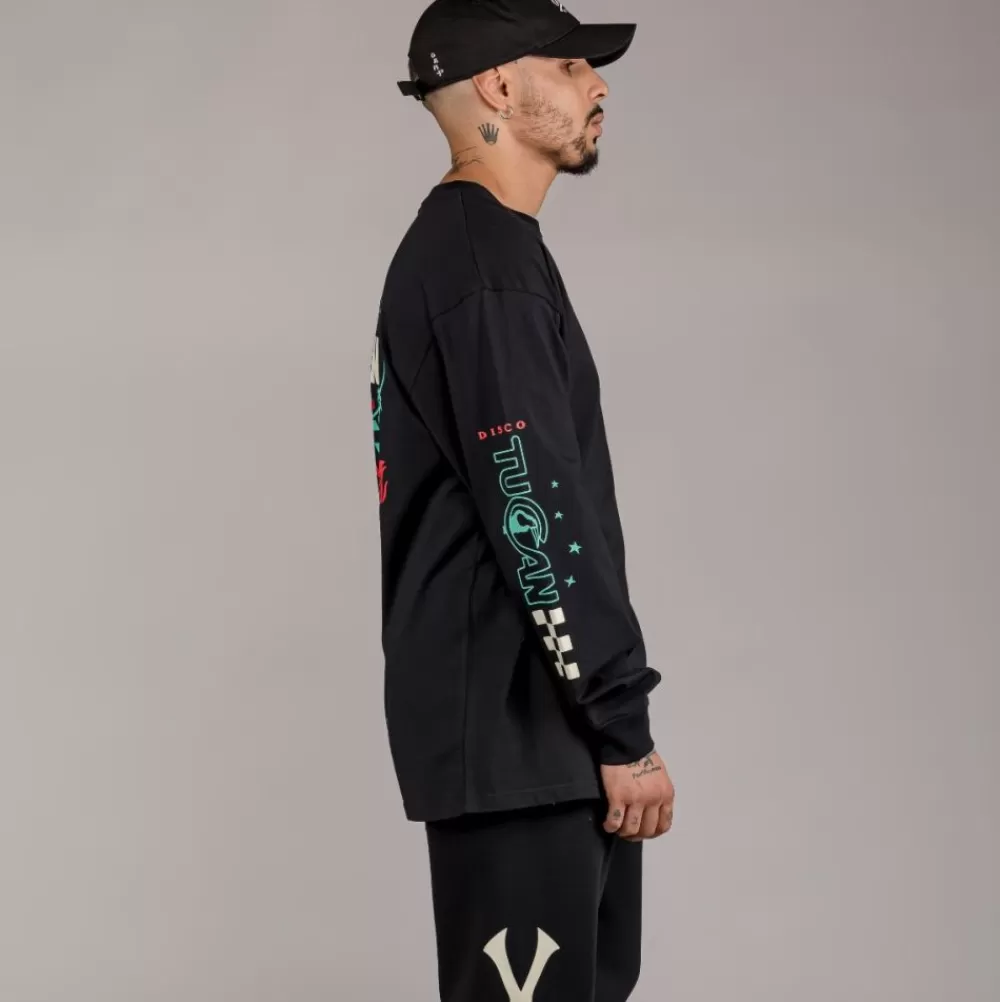 Grimey Camiseta Manga Larga "Pasion Gamberra (Gp X Grmy)" - Black | Fall 22 Shop
