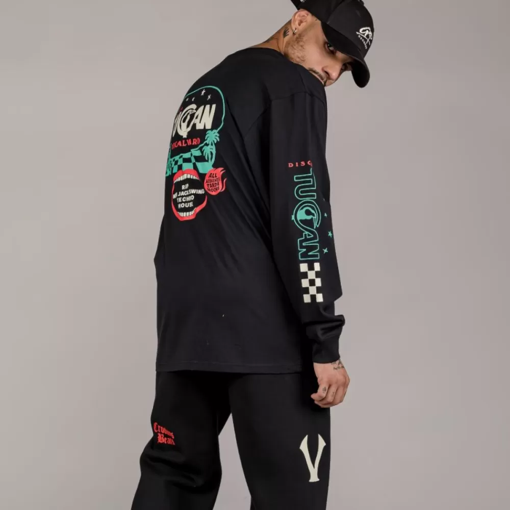 Grimey Camiseta Manga Larga "Pasion Gamberra (Gp X Grmy)" - Black | Fall 22 Shop