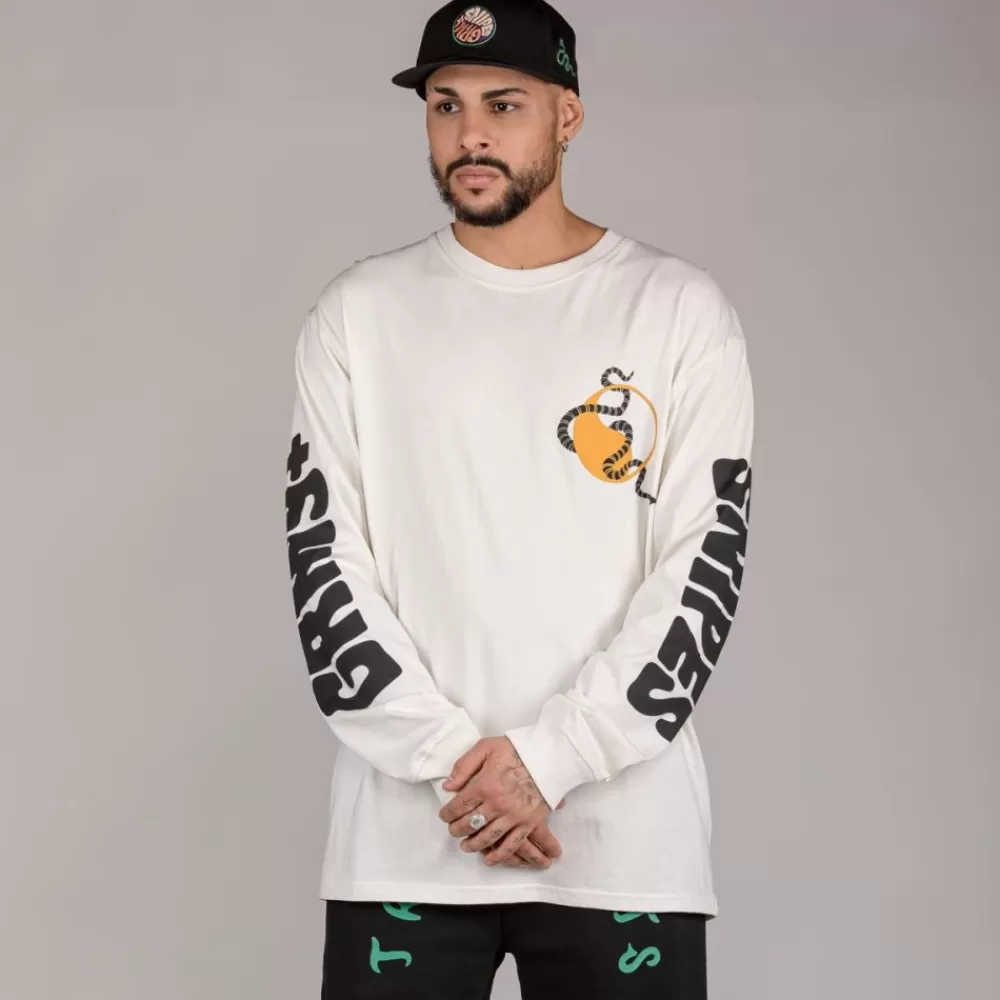Grimey Camiseta Manga Larga "Snipes X True Roots" - White | Fall 22 Flash Sale