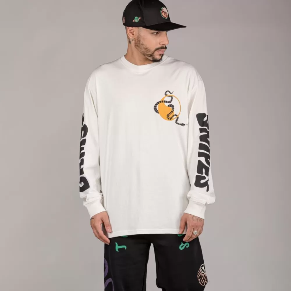 Grimey Camiseta Manga Larga "Snipes X True Roots" - White | Fall 22 Flash Sale