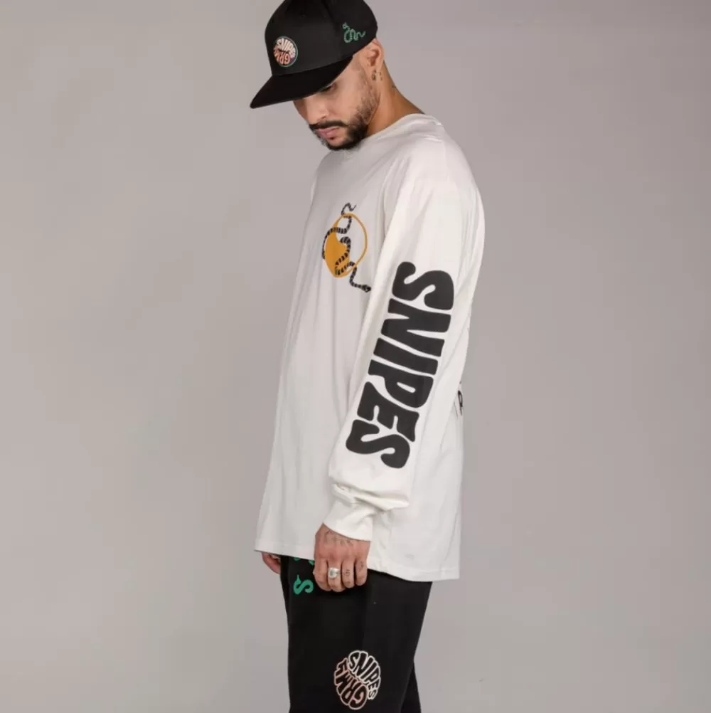 Grimey Camiseta Manga Larga "Snipes X True Roots" - White | Fall 22 Flash Sale