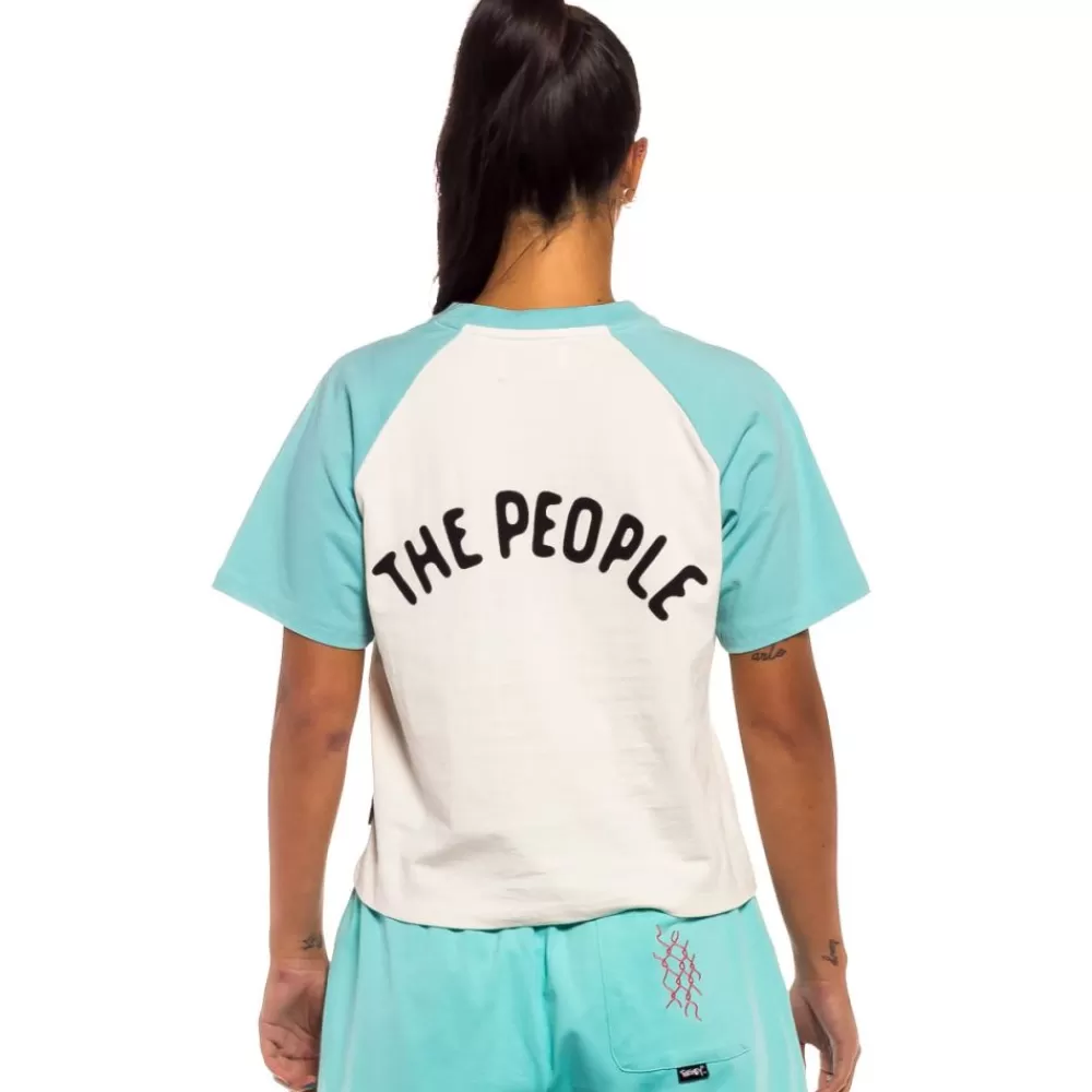 Grimey Camiseta Raglan De Chica "Day Dreamer" - Blue | Spring 22 Sale