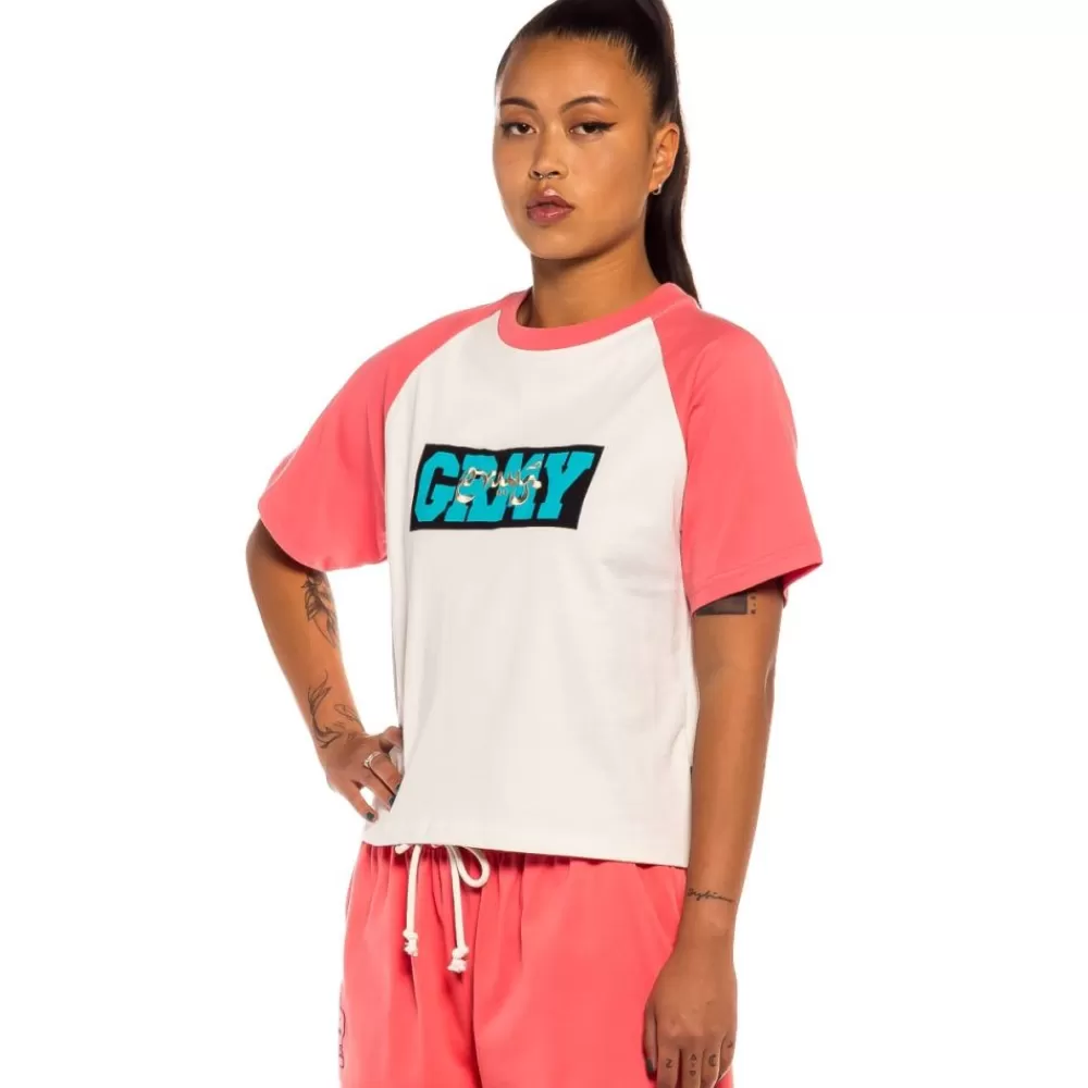 Grimey Camiseta Raglan De Chica "Day Dreamer" - Red | Spring 22 Cheap