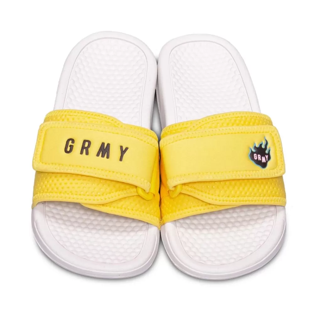 Grimey Chanclas "Trespass" - Yellow | Summer 22 Hot