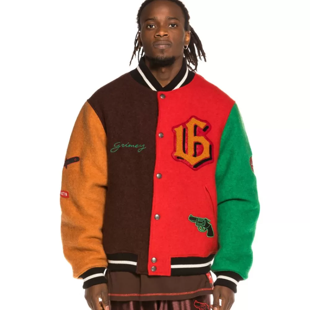 Grimey Chaqueta Baseball "The Loot" - Multicolor | Spring 21 Shop