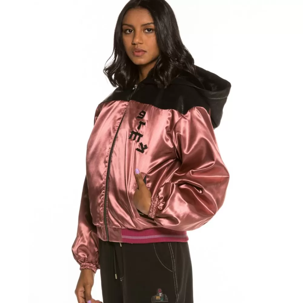 Grimey Chaqueta Bomber Chica Call Of Yore Fw20 Black Cheap
