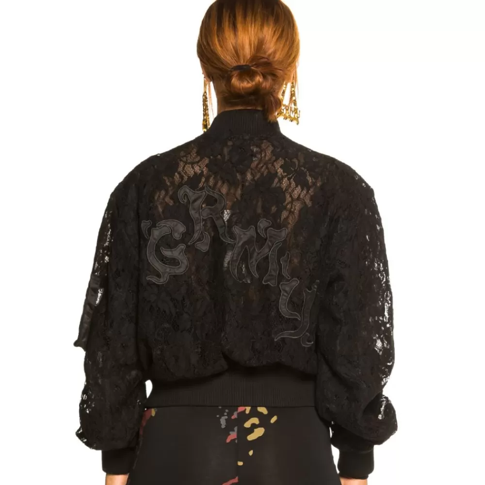 Grimey Chaqueta Bomber De Chica "Jazz Thing" - Black | Fall 21 Clearance