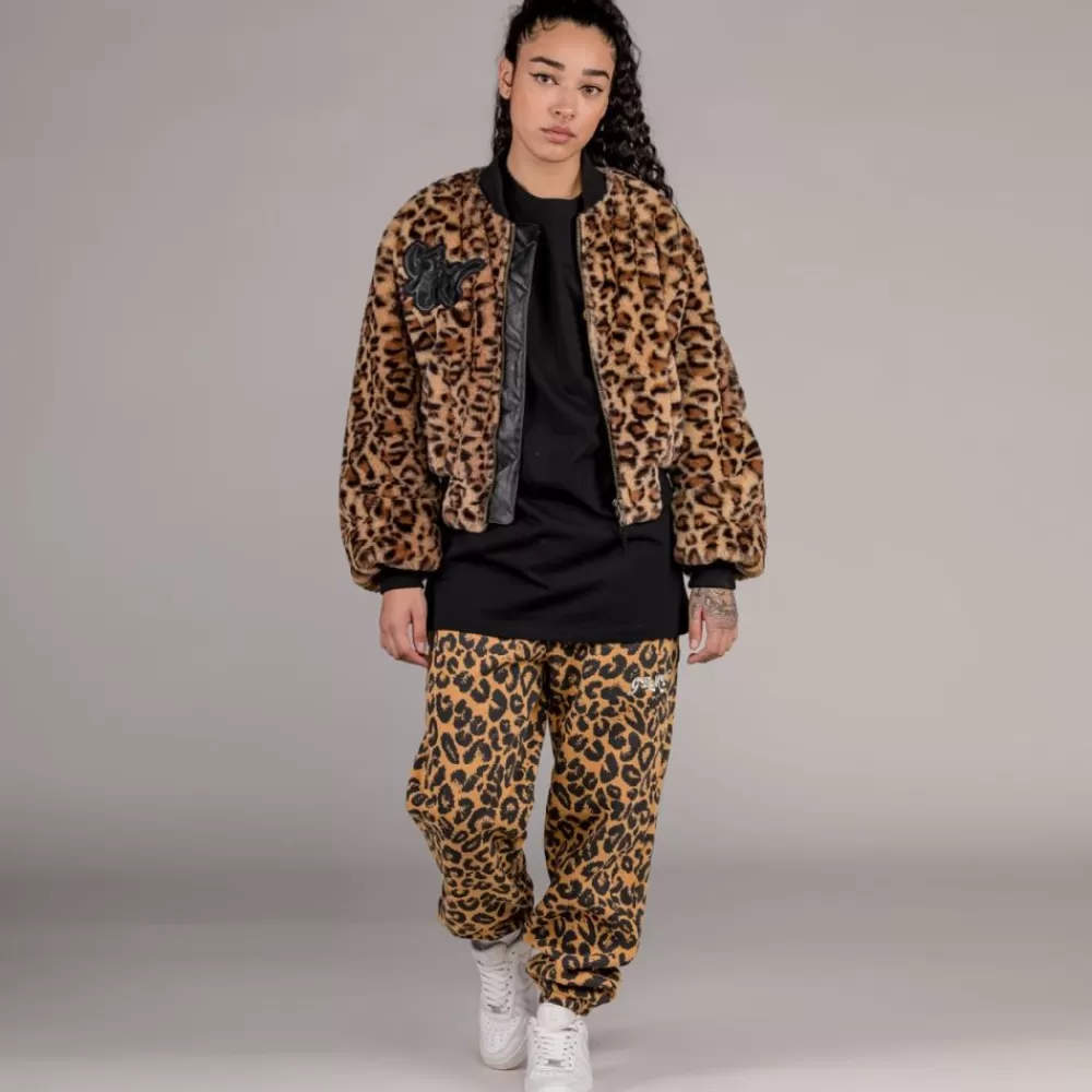Grimey Chaqueta Bomber De Chica "Westbound" Fur - Leopard | Fall 22 New
