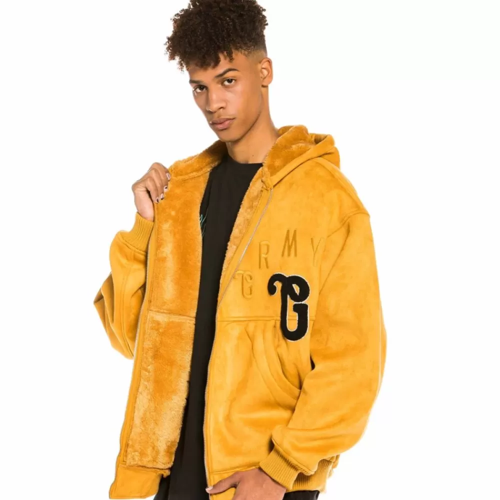 Grimey Chaqueta Bomber Jungle Punch Suede Hood - Brown | Spring 22 Cheap