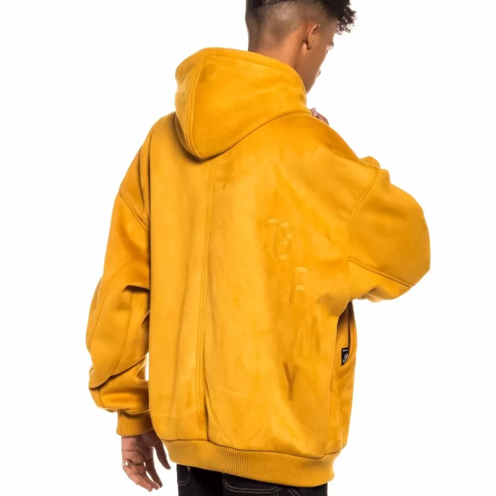 Grimey Chaqueta Bomber Jungle Punch Suede Hood - Brown | Spring 22 Cheap