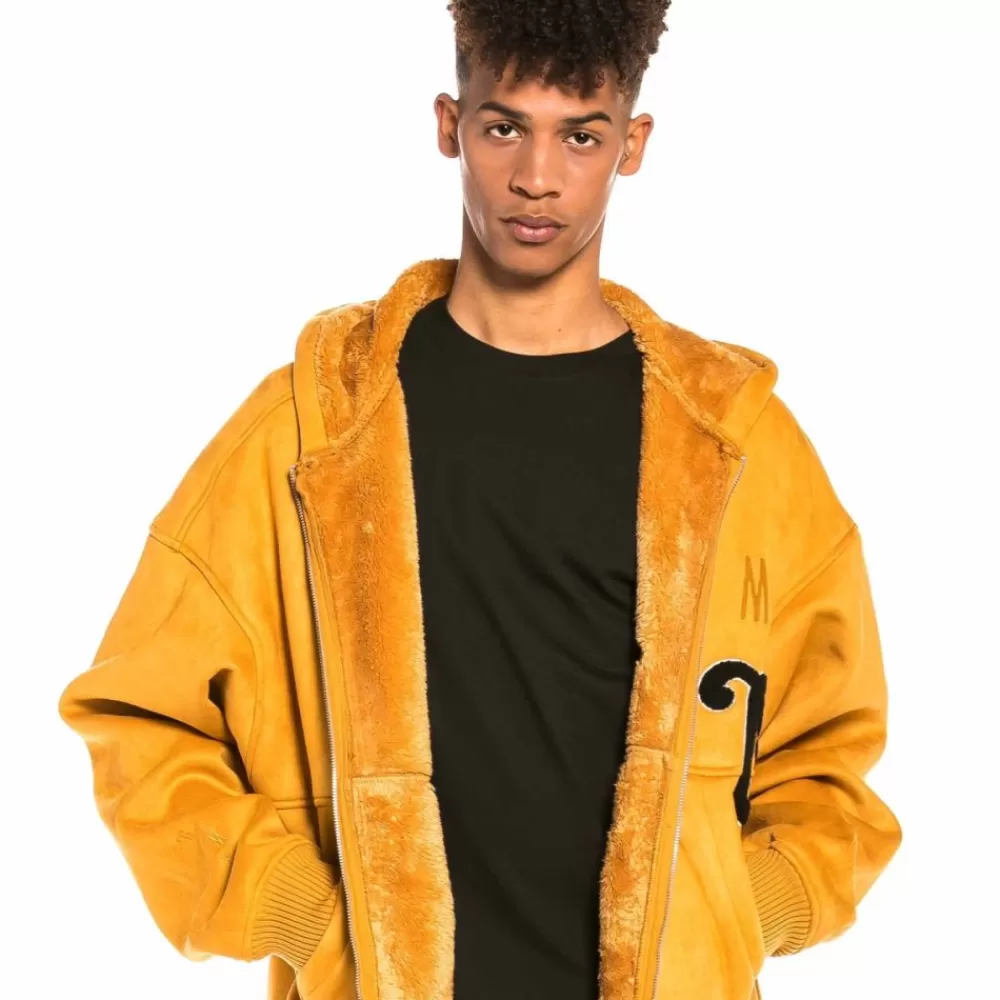 Grimey Chaqueta Bomber Jungle Punch Suede Hood - Brown | Spring 22 Cheap