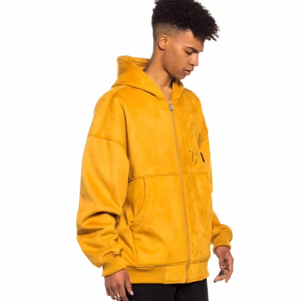 Grimey Chaqueta Bomber Jungle Punch Suede Hood - Brown | Spring 22 Cheap