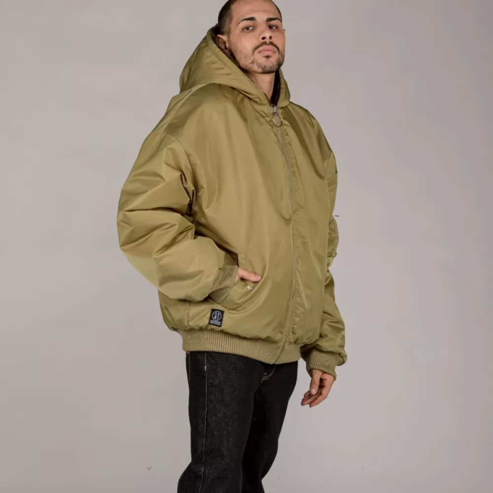 Grimey Chaqueta Bomber Lost Boys Reversible Fur - Brown | Winter 22 Sale