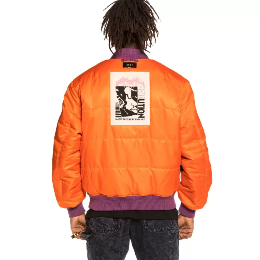 Grimey Chaqueta Bomber Reversible "Liveution" - Purple | Spring 21 Clearance
