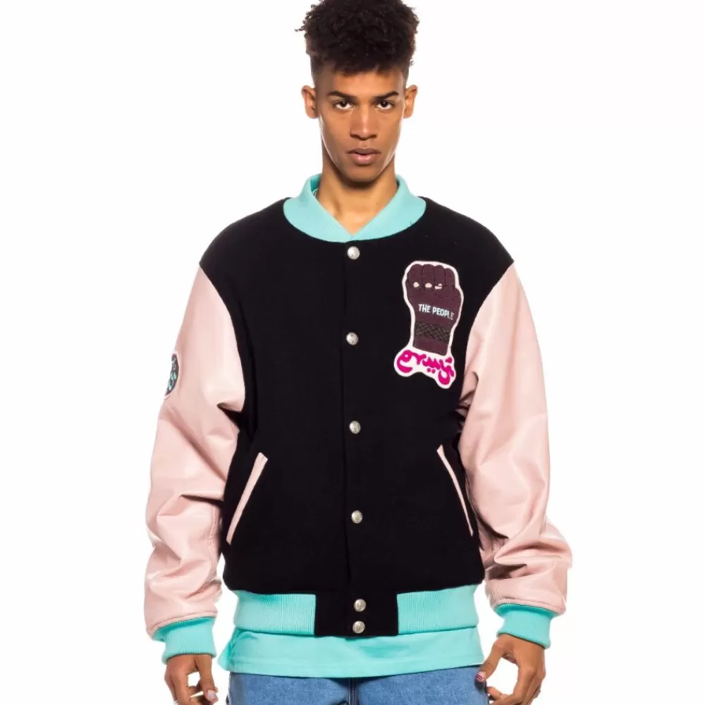 Grimey Chaqueta De Baseball "Day Dreamer" - Black | Spring 22 Flash Sale