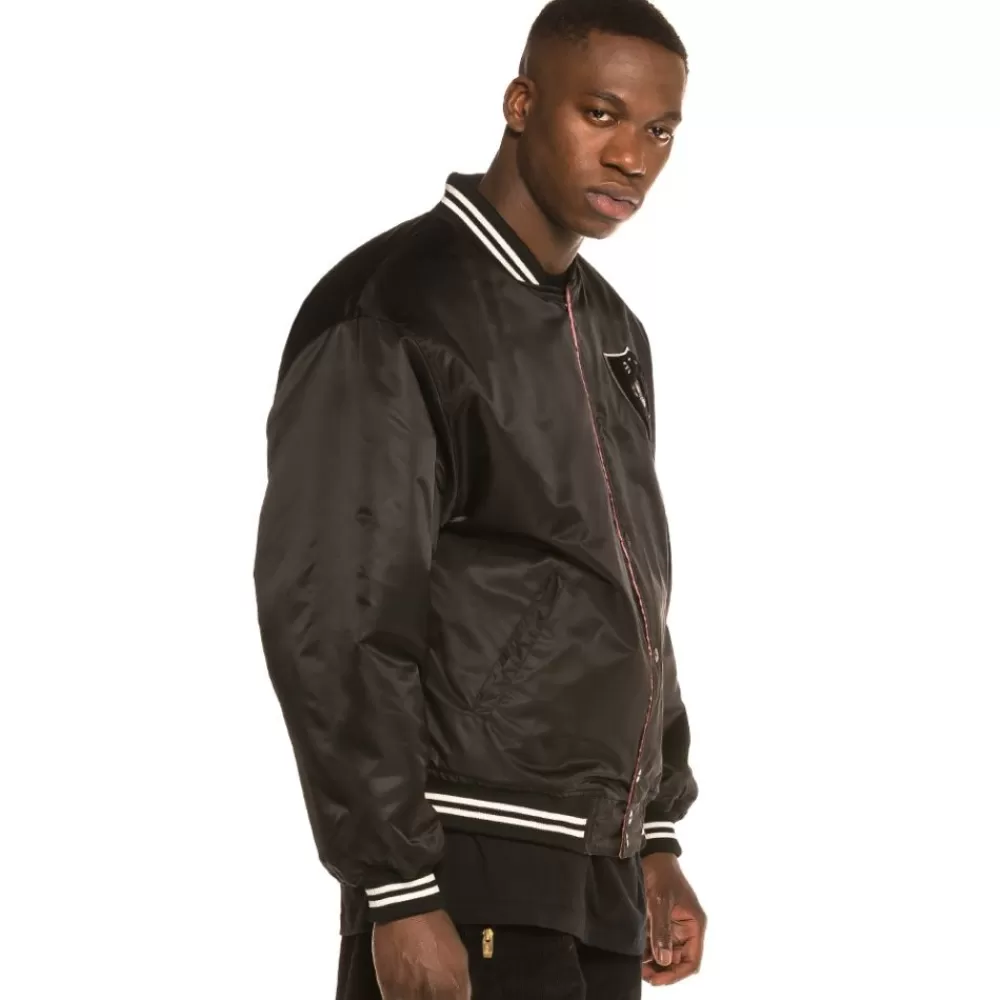 Grimey Chaqueta Call Of Yore Reversible Satin Jacket Fw20 Black Discount