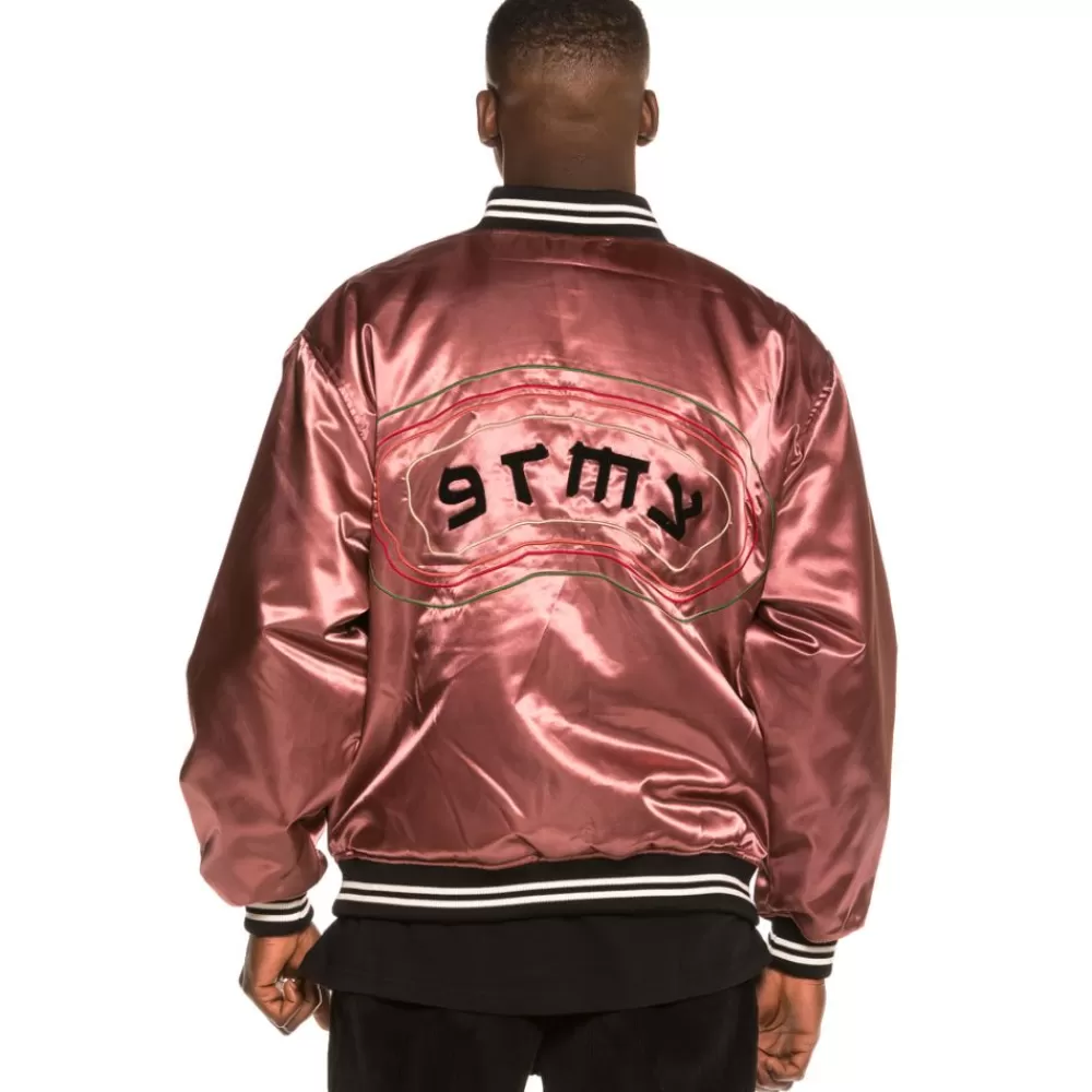 Grimey Chaqueta Call Of Yore Reversible Satin Jacket Fw20 Black Discount