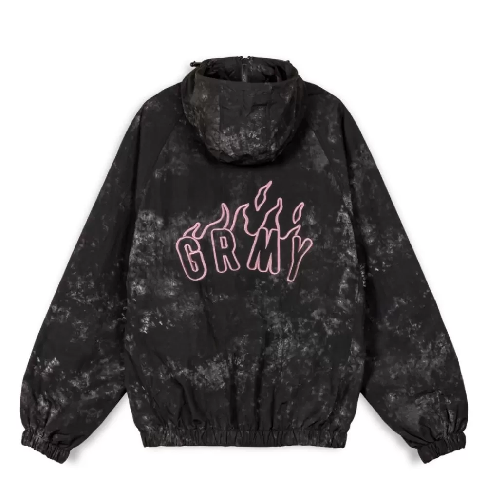 Grimey Chaqueta Melted Stone Tie And Dye Vintage - Black | Fw23 New