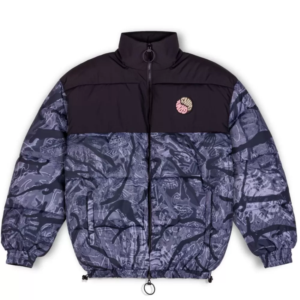 Grimey Chaqueta Puffy "Snipes X True Roots" - Black | Fall 22 Cheap