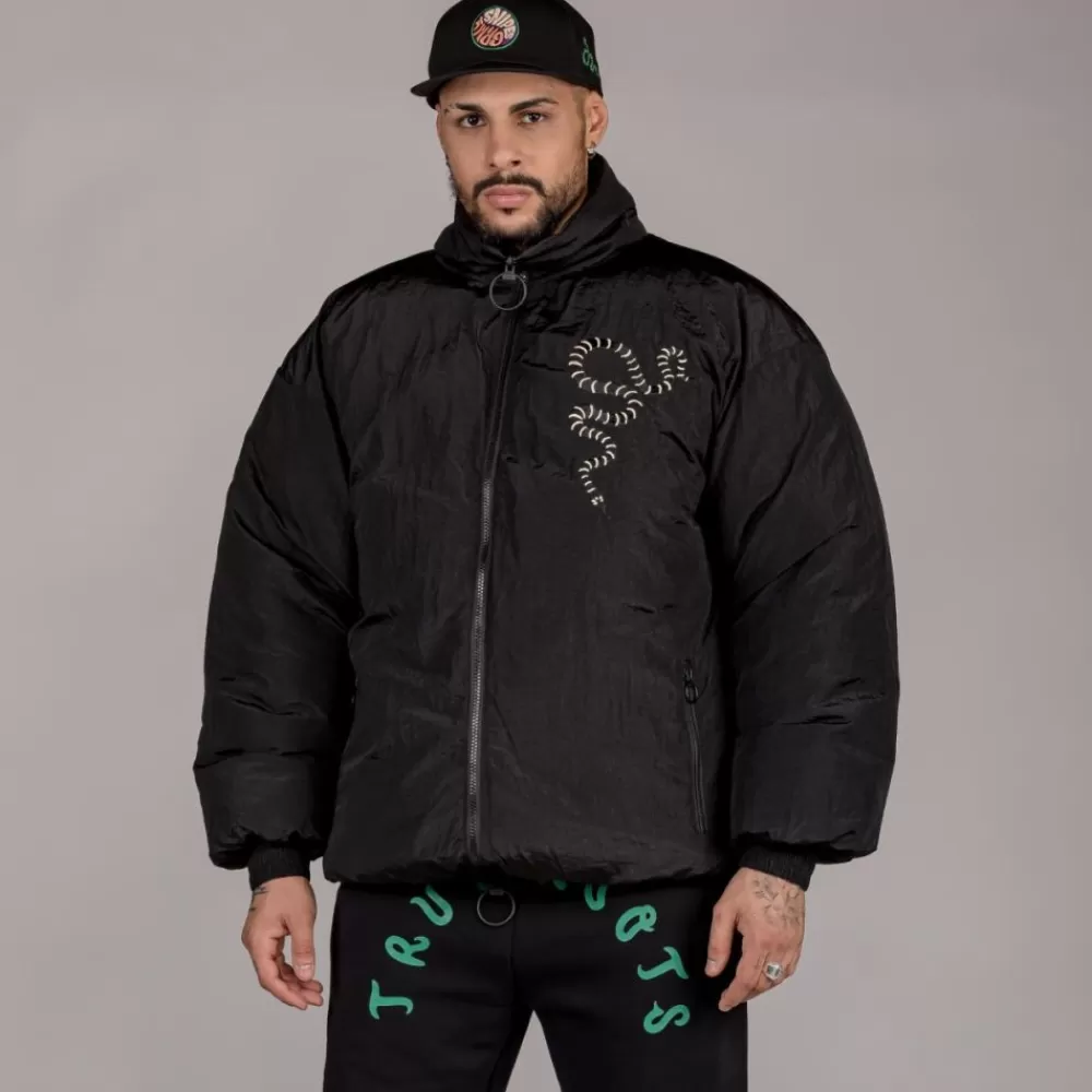 Grimey Chaqueta Puffy "Snipes X True Roots" - Black | Fall 22 Cheap