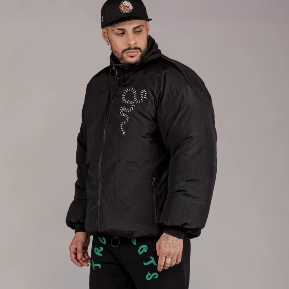 Grimey Chaqueta Puffy "Snipes X True Roots" - Black | Fall 22 Cheap