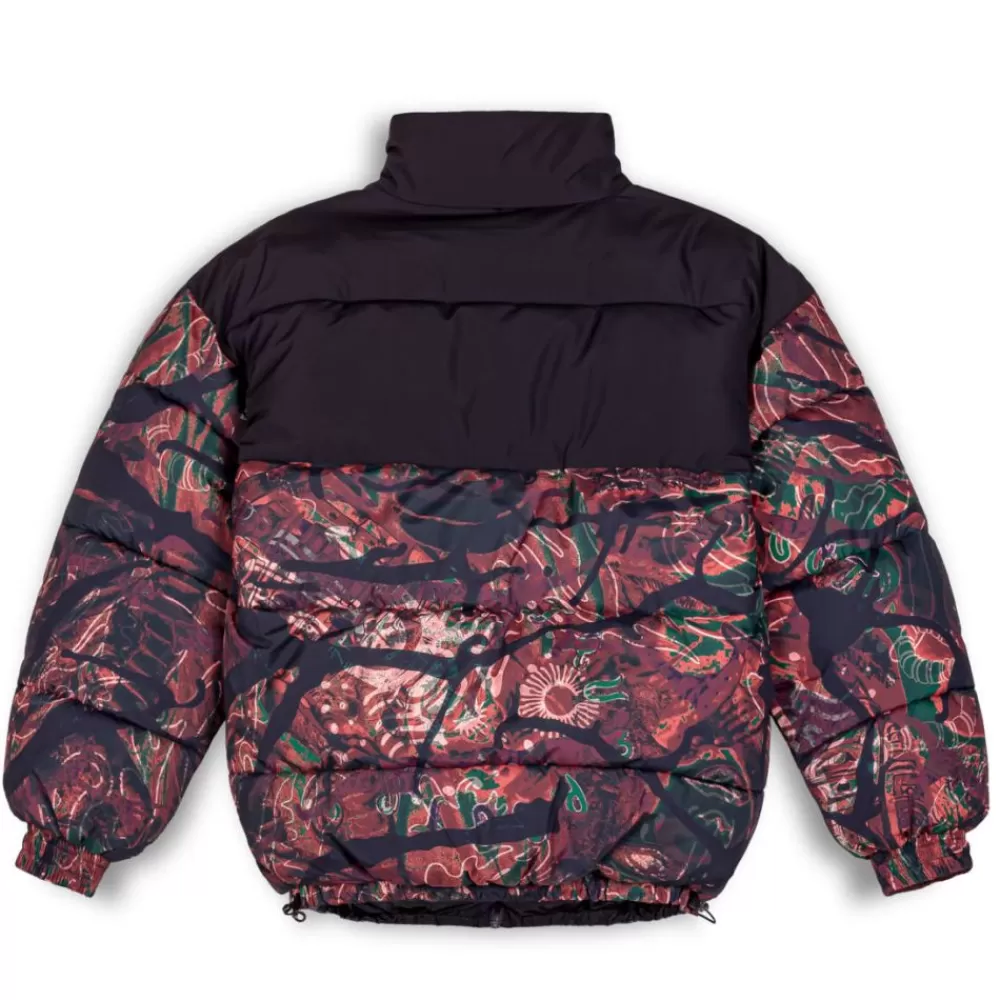 Grimey Chaqueta Puffy "Snipes X True Roots" - Brown | Fall 22 New