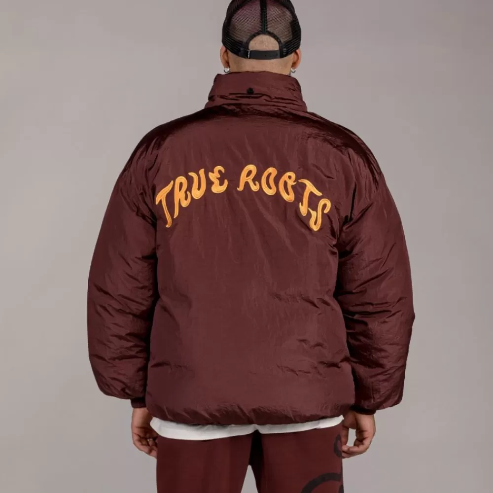 Grimey Chaqueta Puffy "Snipes X True Roots" - Brown | Fall 22 New