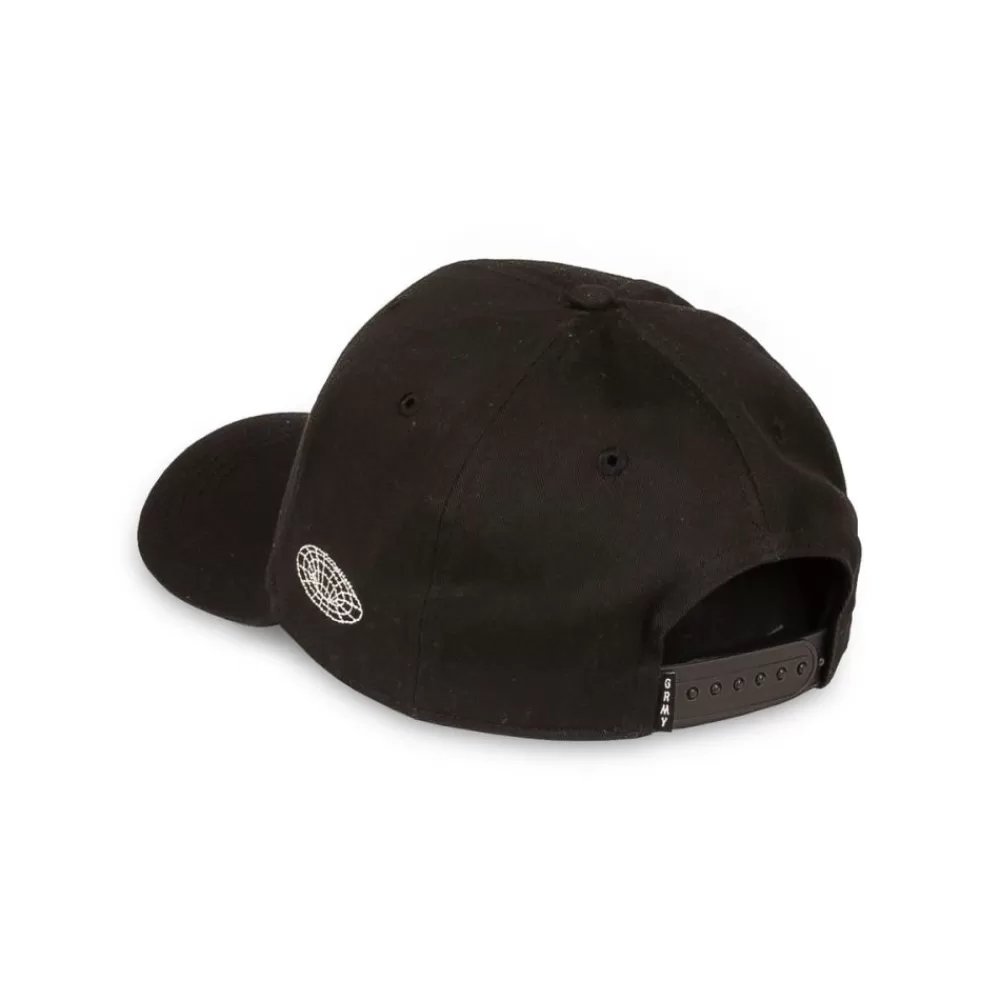 Grimey Gorra Back At You Curved Visor Snapback - Black | Fw23 Cheap