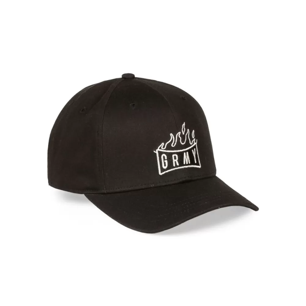 Grimey Gorra Back At You Curved Visor Snapback - Black | Fw23 Cheap