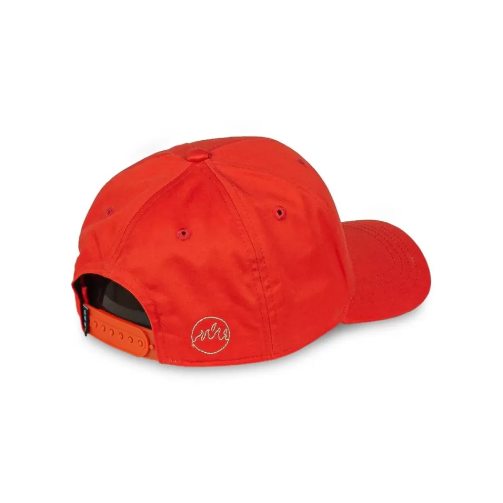 Grimey Gorra Back At You Curved Visor Snapback - Red | Fw23 Discount