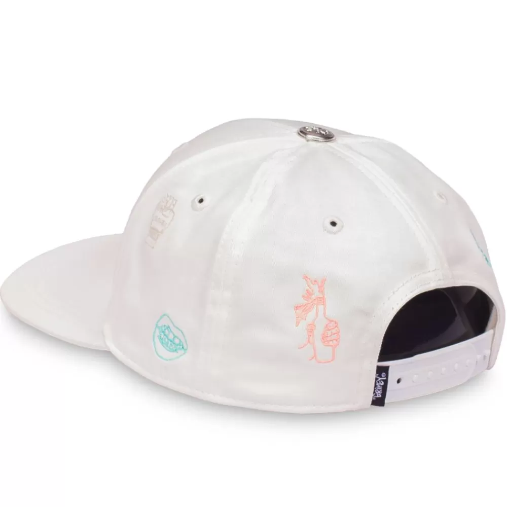 Grimey Gorra "Day Dreamer" Snapback Cap - White | Spring 22 Sale