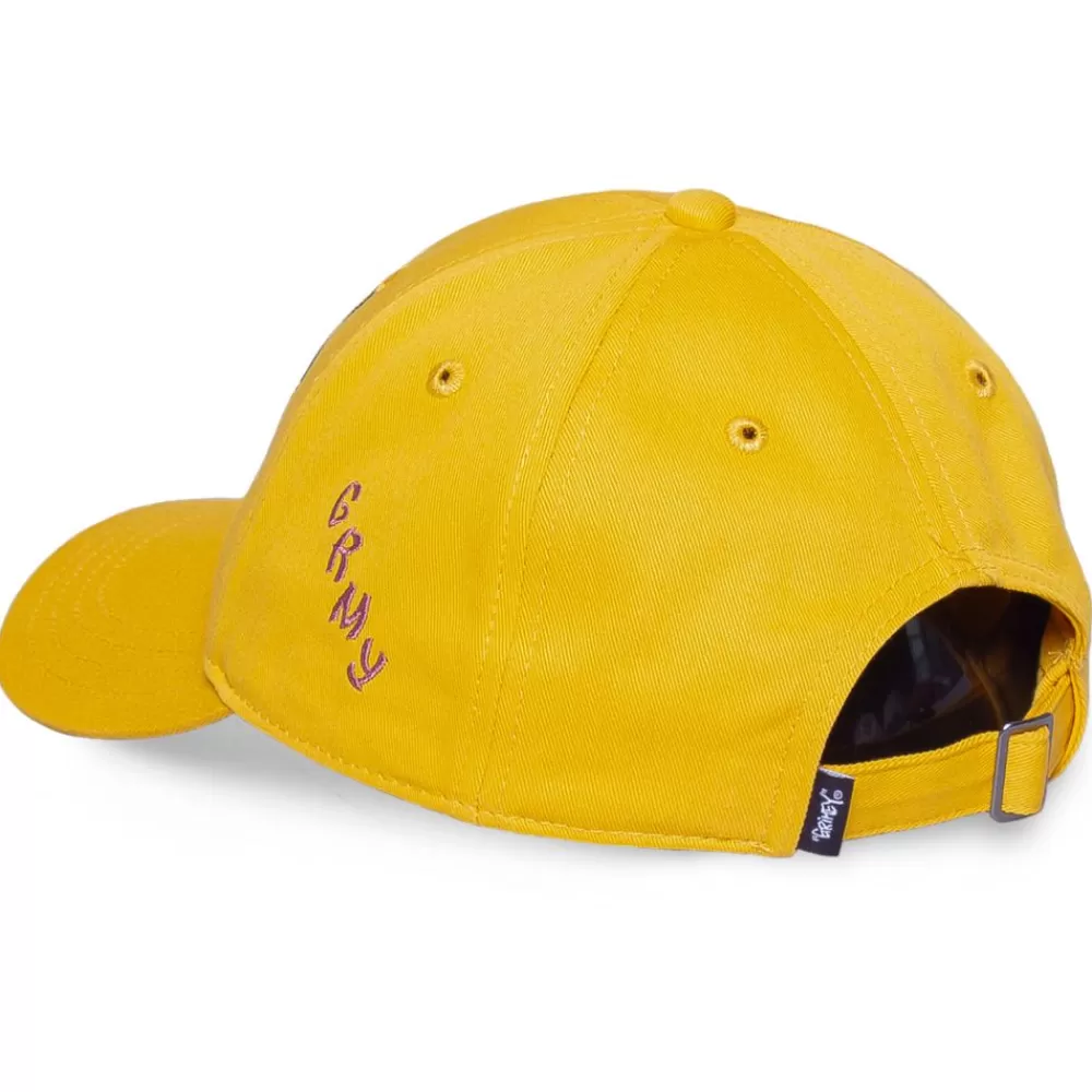 Grimey Gorra "Destroy All Fear" Curved Visor Cap - Yellow | Fall 21 New