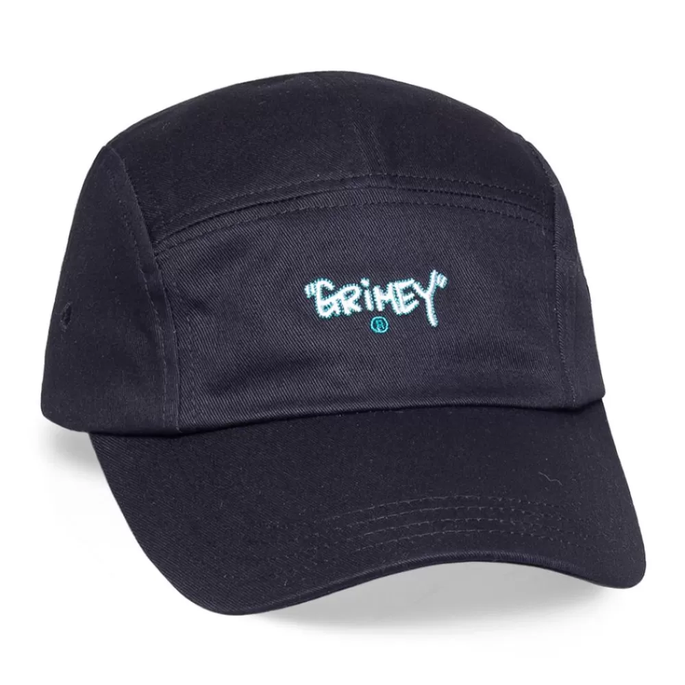 Grimey Gorra "Gem Cutting" 5 Panels - Black | Fall 21 Clearance