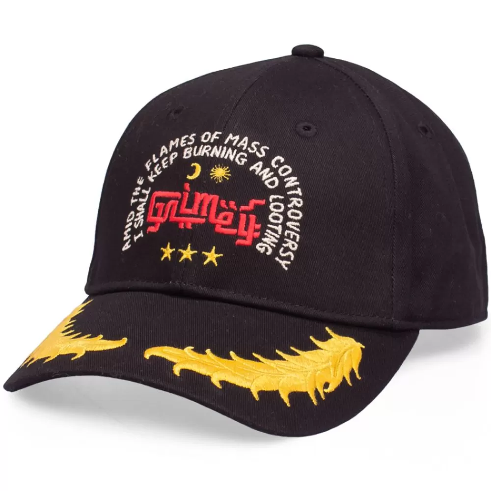 Grimey Gorra "Glorified" Curved Visor Cap - Black | Spring 22 Cheap