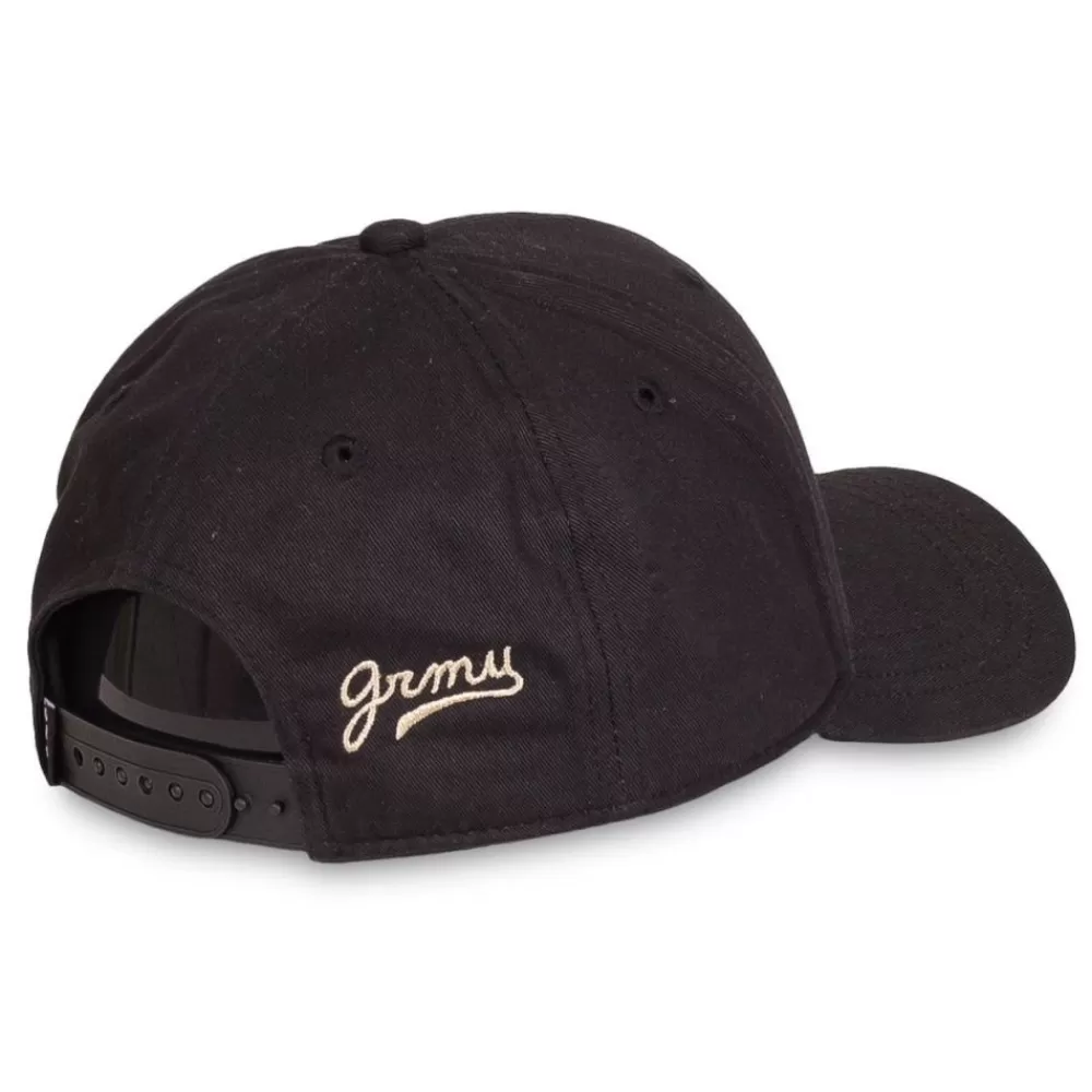 Grimey Gorra "Hive Raw Honey" Curved Visor Snapback - Black | Fall 22 New