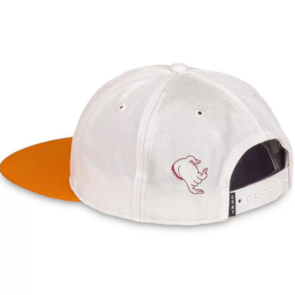 Grimey Gorra "Lust Mantra" Curved Visor Cap - White | Fall 22 Best Sale
